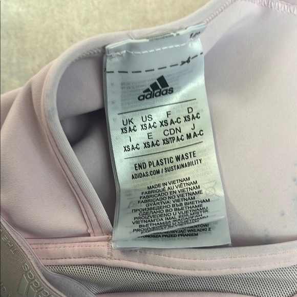 Adidas Pink Racerback Sports Bra - Picture 3 of 5